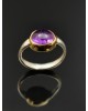 301313 Ring handmade 925 gold plated 18K, with semiprecious stone  SILVER RINGS 925 
