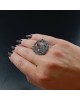 Δ01359 Δαχτυλίδι φωλιά χειροποίητο, από ασήμι 925 με ημιπολύτιμους λίθους ΔΑΧΤΥΛΙΔΙΑ ΑΣΗΜΙ 925